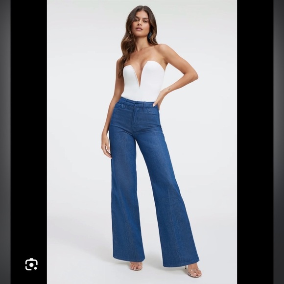 NWT! Good American Skate Trousers Sz 8 - Picture 2 of 12